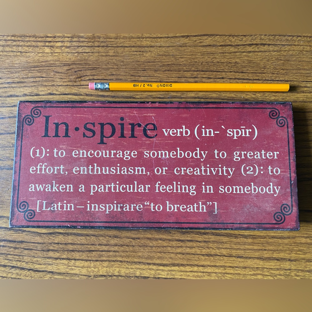 “Inspire” definition box quote